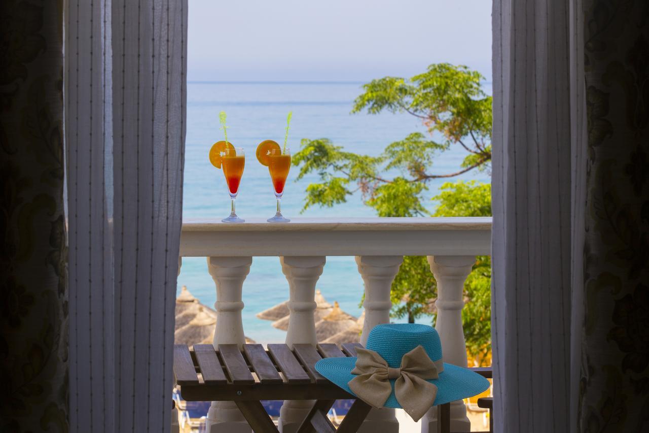 Vrachos Beach Hotel Bagian luar foto