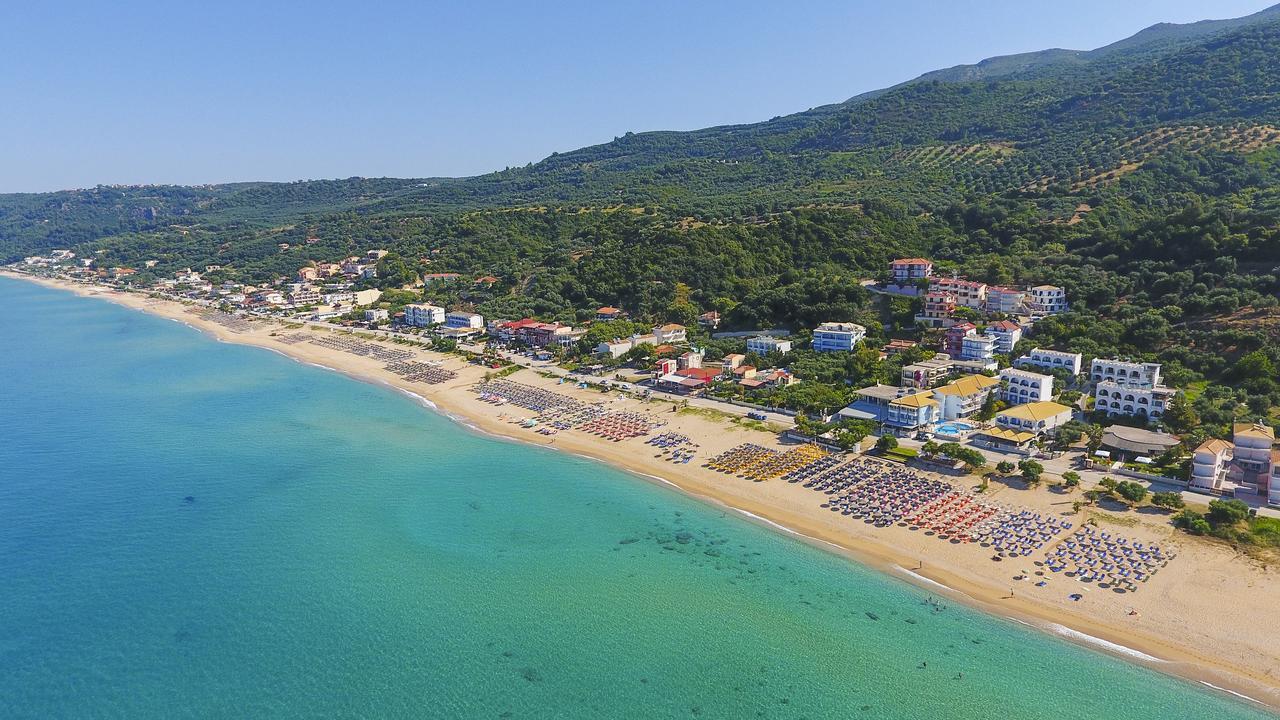 Vrachos Beach Hotel Bagian luar foto