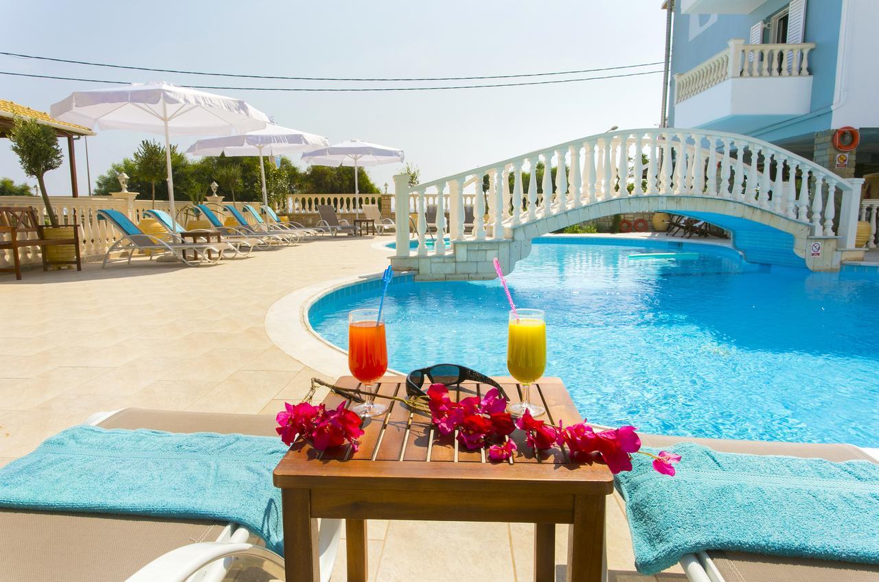 Vrachos Beach Hotel Bagian luar foto