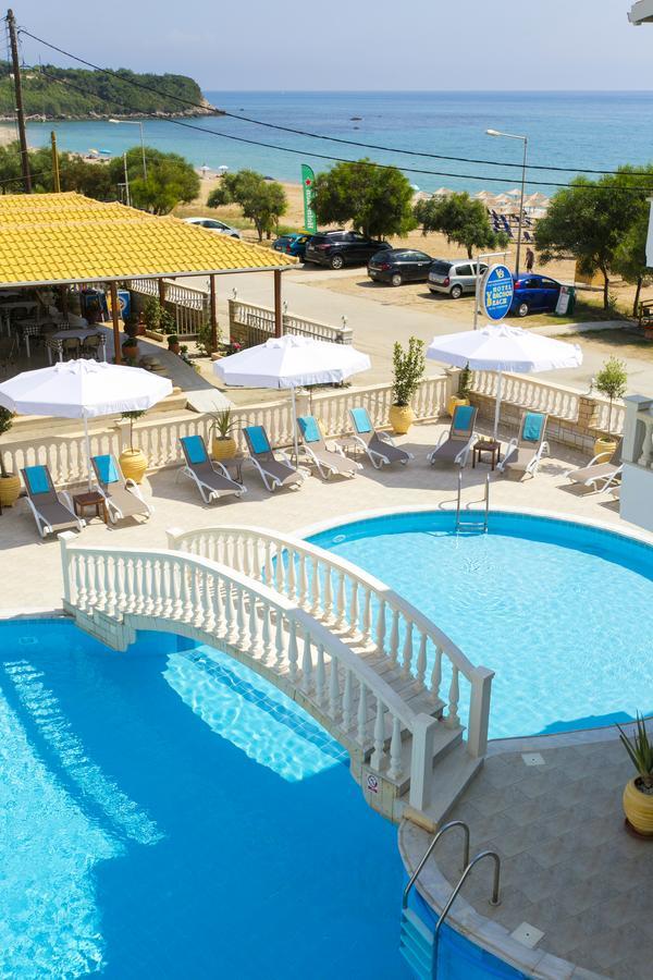 Vrachos Beach Hotel Bagian luar foto
