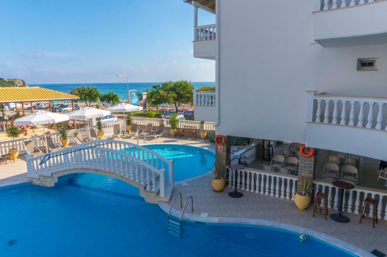 Vrachos Beach Hotel Bagian luar foto